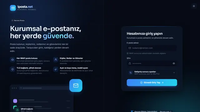 iPosta homepage screenshot